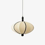 Zora Pendant Light – Modern Fabric & Metal Lantern Pendant for Dining and Living Spaces