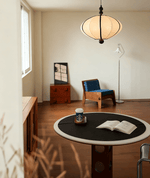 Zora Pendant Light – Modern Fabric & Metal Lantern Pendant for Dining and Living Spaces