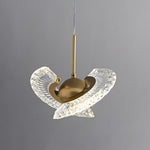 Zyra Modern Brass LED Pendant Light for Dining Room and Living Room