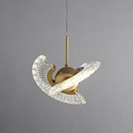 Zyra Modern Brass LED Pendant Light for Dining Room and Living Room