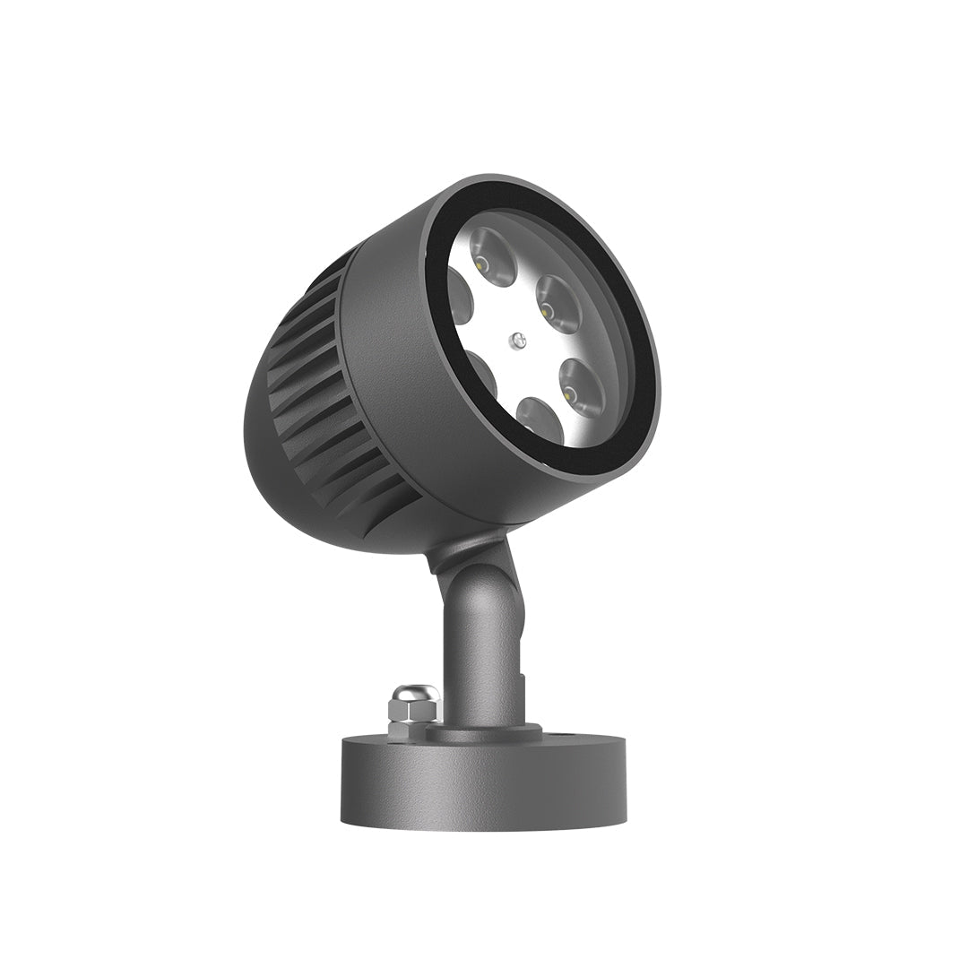 Minimalist Outdoor LED Spotlights with Adjustable Warm Light