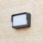 Minimalist Square LED Outdoor Wall Light, Waterproof Architectural Sconce
