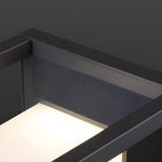 Modern Square LED Outdoor Wall Light, Waterproof Aluminum Sconce