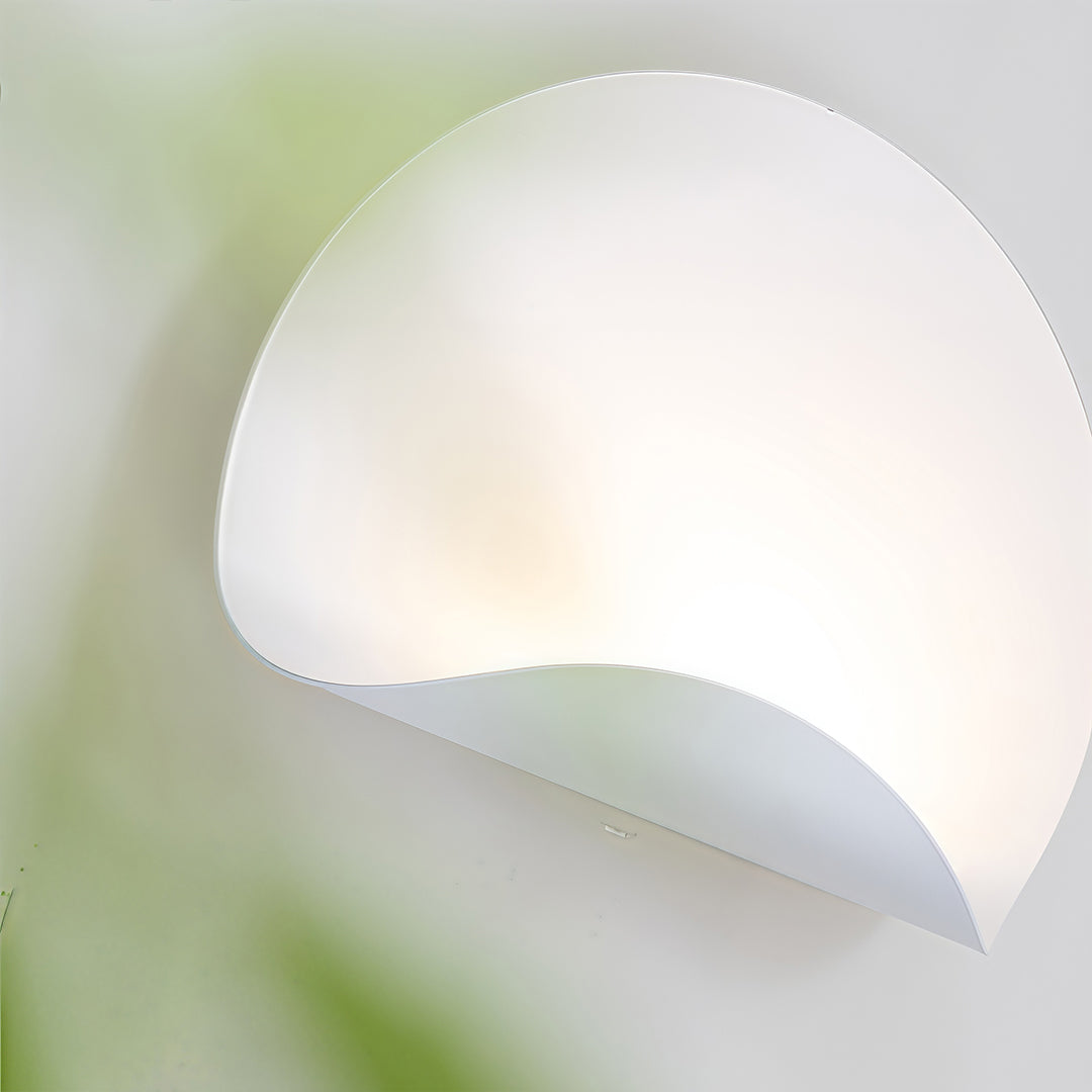 Modern White Iron LED Wall Sconce with Three Color Temperatures