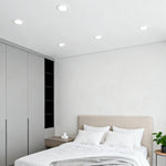 Ultra-Thin Recessed LED Accent Spotlights, Set of 4, Anti-Glare, 3000K/4000K