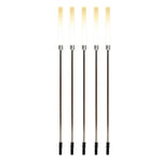 Lumina Reed LED Garden Light Set of Five in Acrylic and Stainless Steel