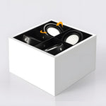 Modular LED Flush Mount Spotlight with Four Adjustable Cube Heads
