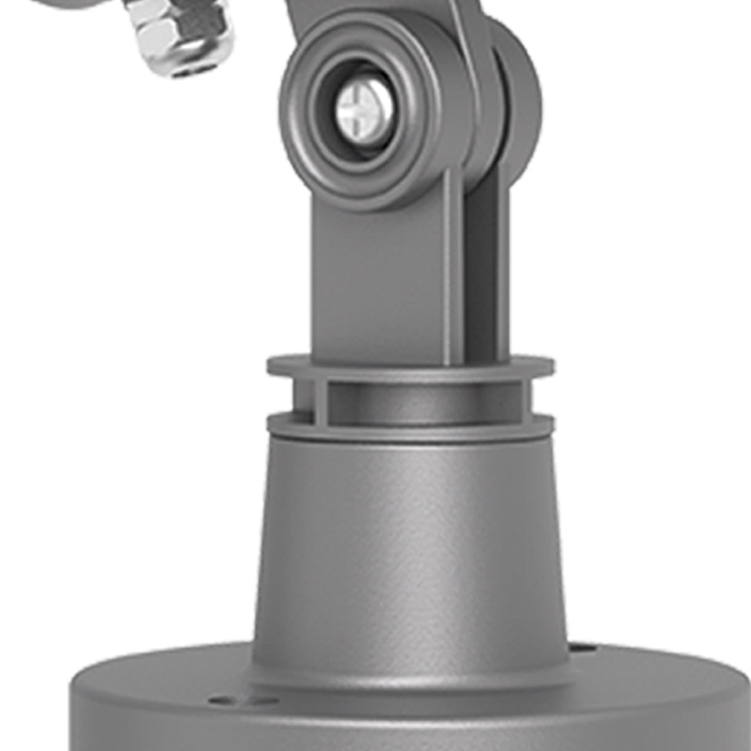 Modern Outdoor Spotlight in Sand Gray Aluminum with Warm 3000K LED