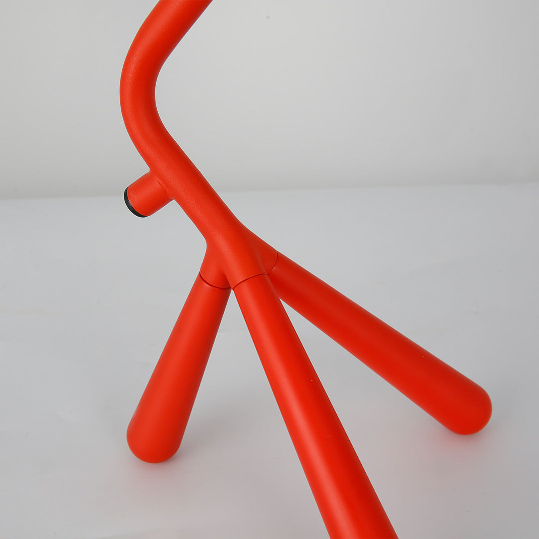 Tripod LED Table Lamp with 360° Rotating Head, Eye-Care Dimmable Light