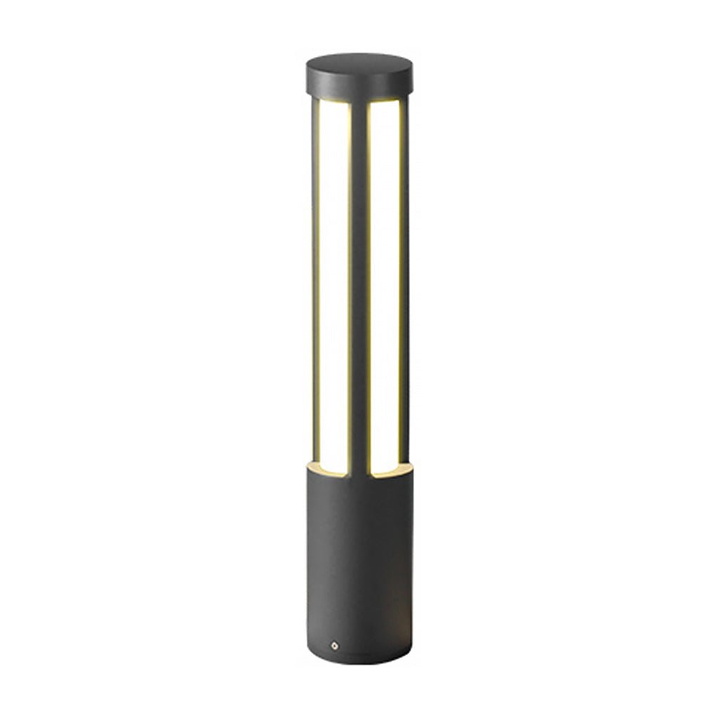 Cylindrical LED Bollard Light for Modern Landscape Paths