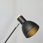 Modern Wood and Metal Adjustable Desk Lamp with Rotatable Head
