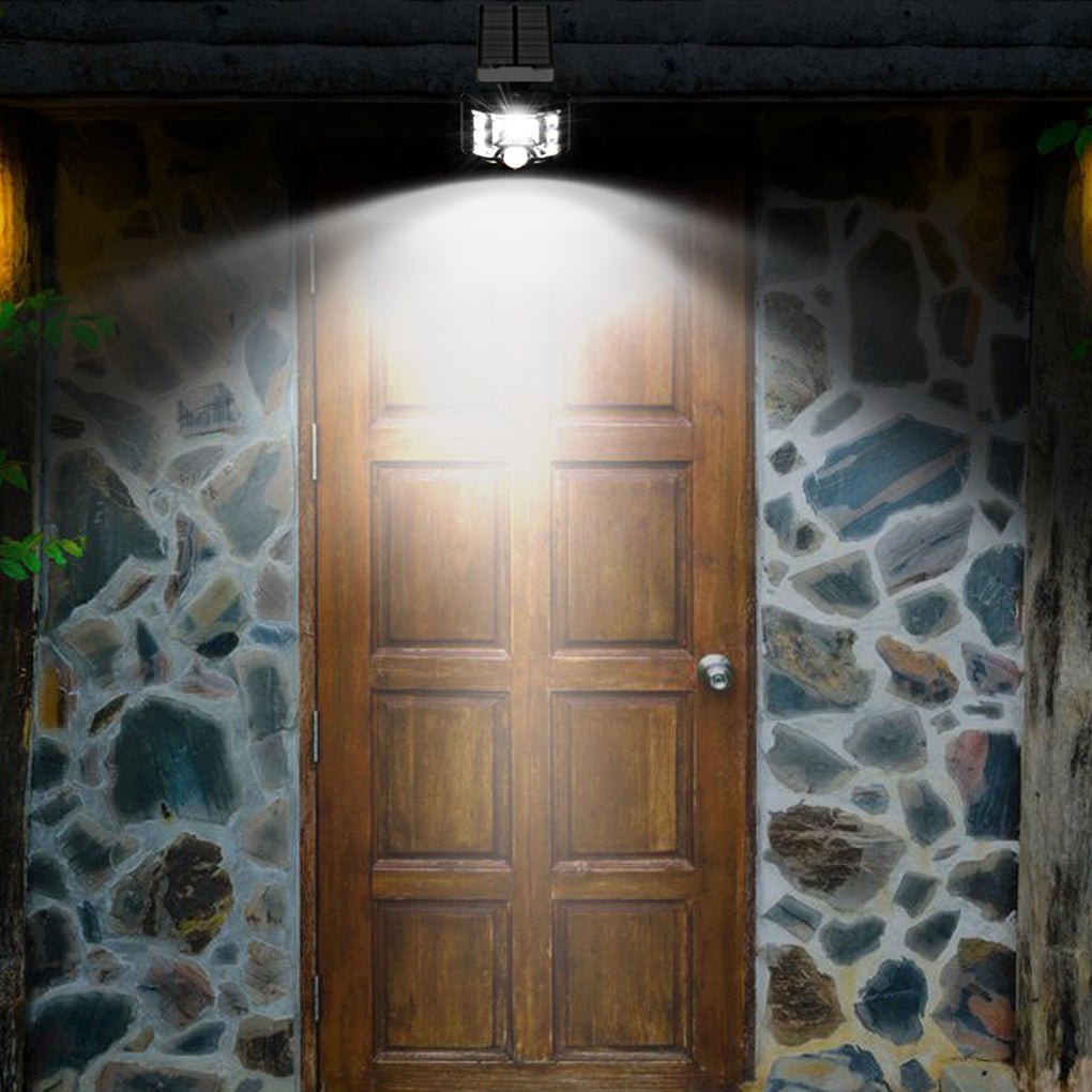 Adjustable Solar Energy Motion Sensor Wall Lamp