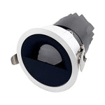 Recessed Adjustable LED Spotlights with Anti-Glare Deep Cup, Black Aluminum