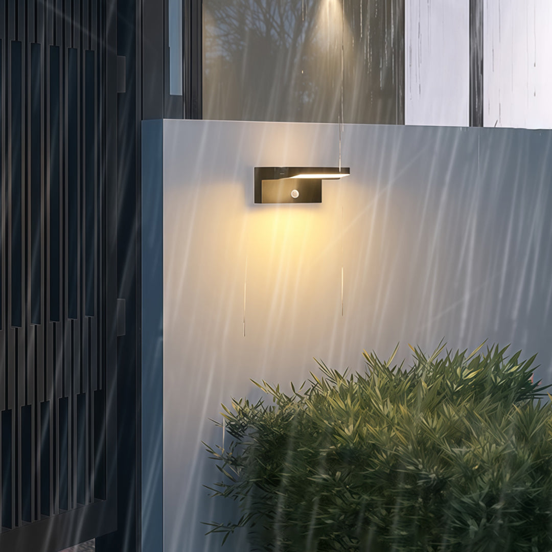 Aria Adjustable Outdoor Wall Sconce — Minimalist Waterproof LED Lighting