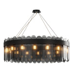 Lumina Glass Chandelier — Modern Luxury Pendant for Dining & Living Spaces