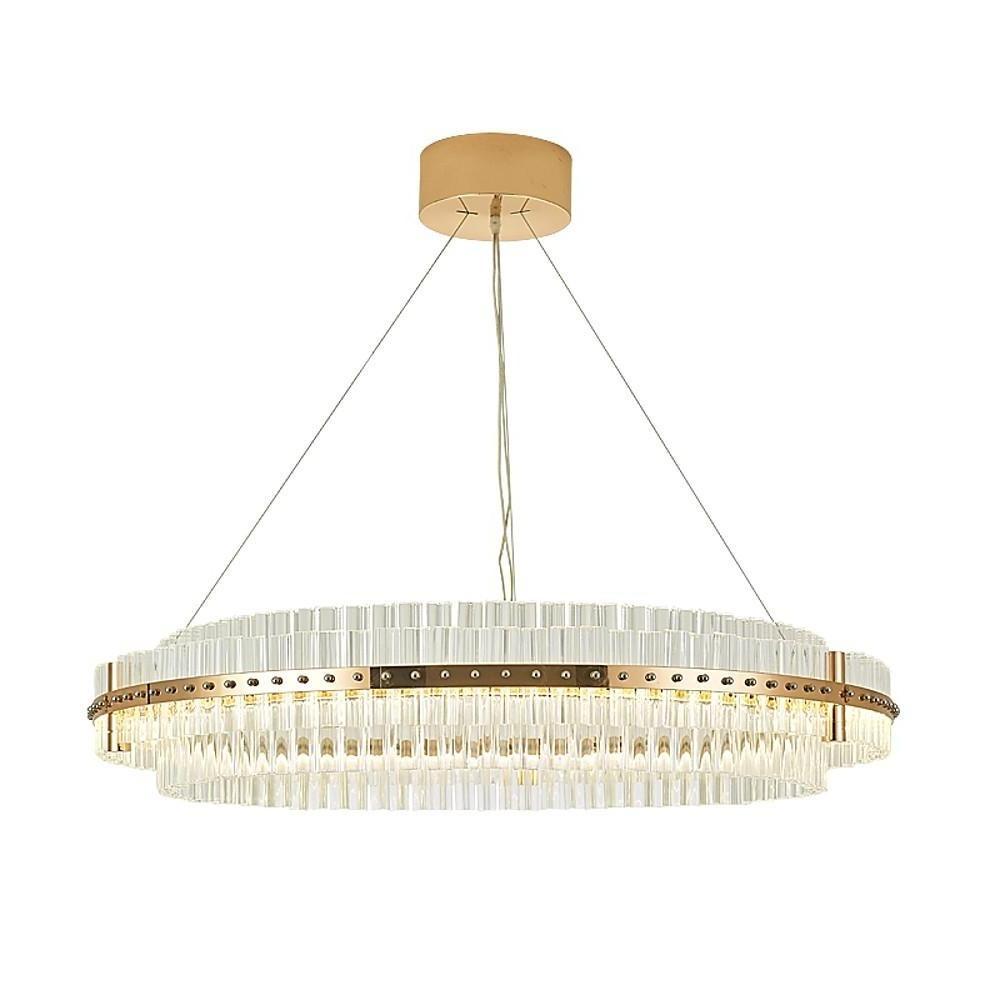 Modern Luxury Dozens Of Crystal Chandelier Gold Led Lighting