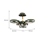 Aviator LED Ceiling Fan with Light for Kids' Rooms, Modern Remote Control