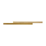 Modern Linear LED Wall Sconce in Brushed Gold with Acrylic Diffuser