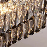 Lumière Cristal LED Ceiling Light – French Crystal Flush Mount in Polished Chrome