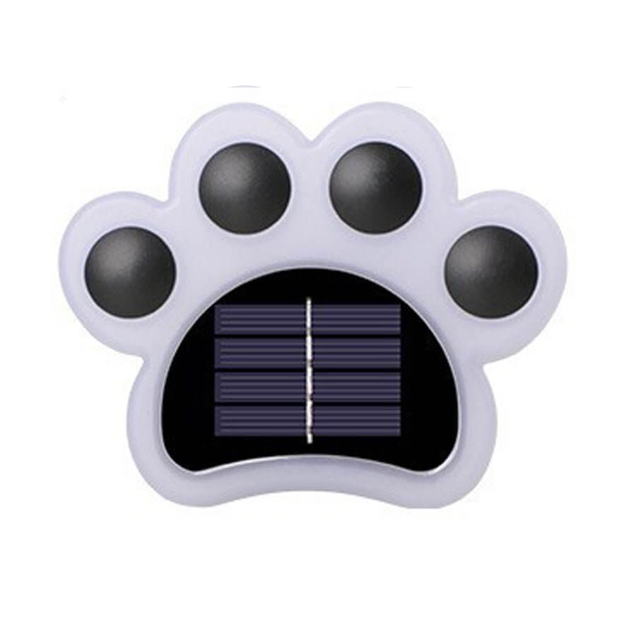Modern Solar Animal Paw Step Lights for Garden Stairs, Set of 4