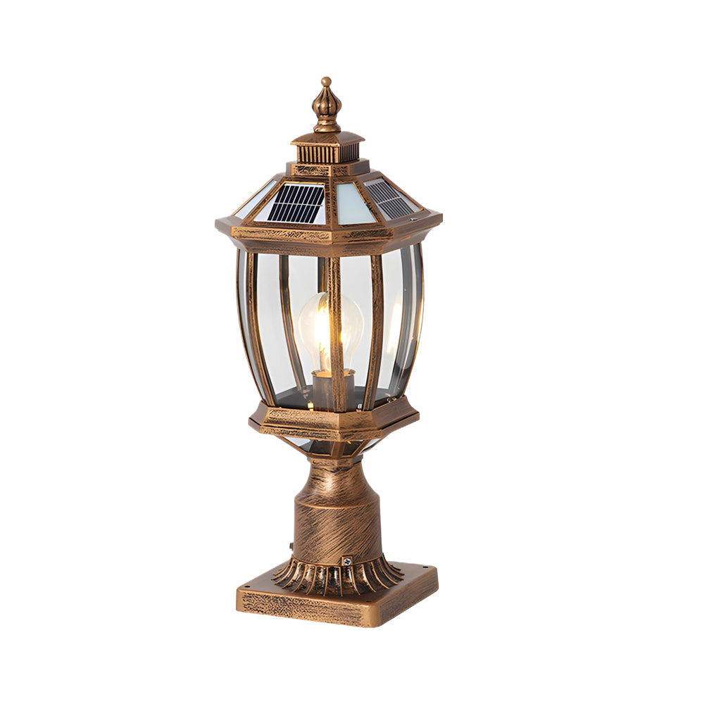 Architectural Solar Column Pillar Lights for Modern Outdoor Spaces