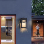 Lumière Crystal Outdoor Wall Sconce — Waterproof LED Architectural Lighting