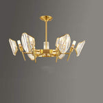 Lumière Ring Crystal Chandelier in Gold Brass – Modern Ceiling Light