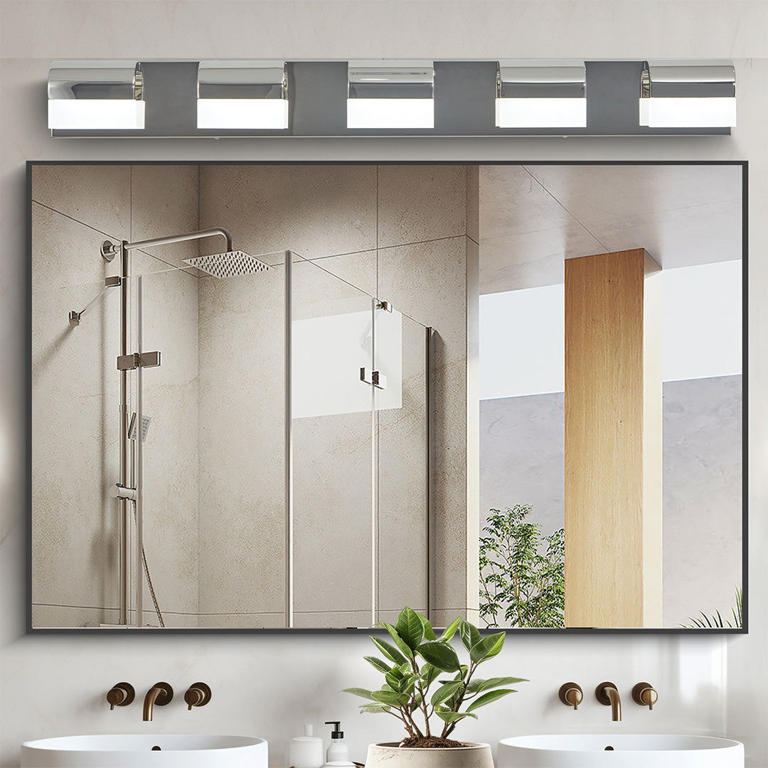 Modern Black Vanity Light for Bathroom Makeup Mirror – LED Wall Sconce