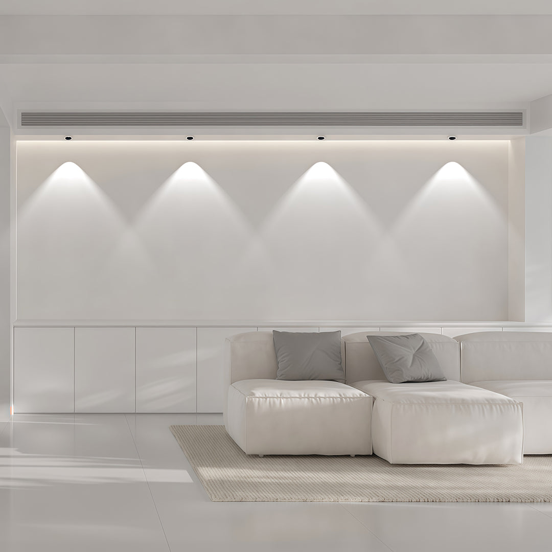 LED Recessed Spotlights with Anti-Glare Deep Cup, 3000K-6000K, Die-Cast Aluminum