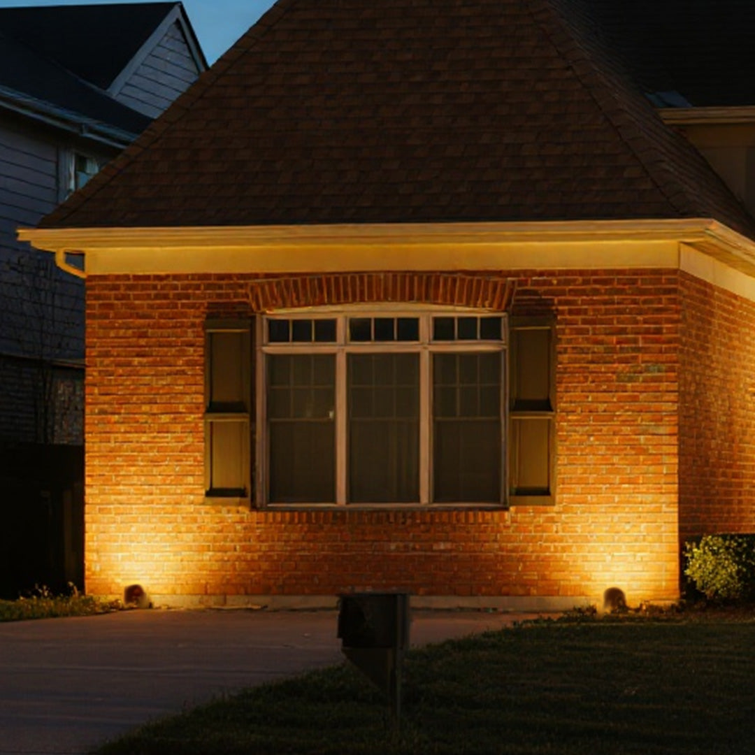 Round LED Landscape Spotlights for Architectural Outdoor Lighting