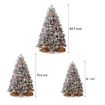 Winter Luminaria Artificial Christmas Tree with Warm String Lights