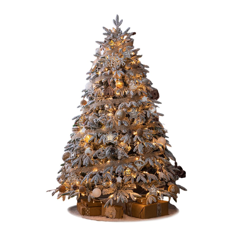 Winter Luminaria Artificial Christmas Tree with Warm String Lights