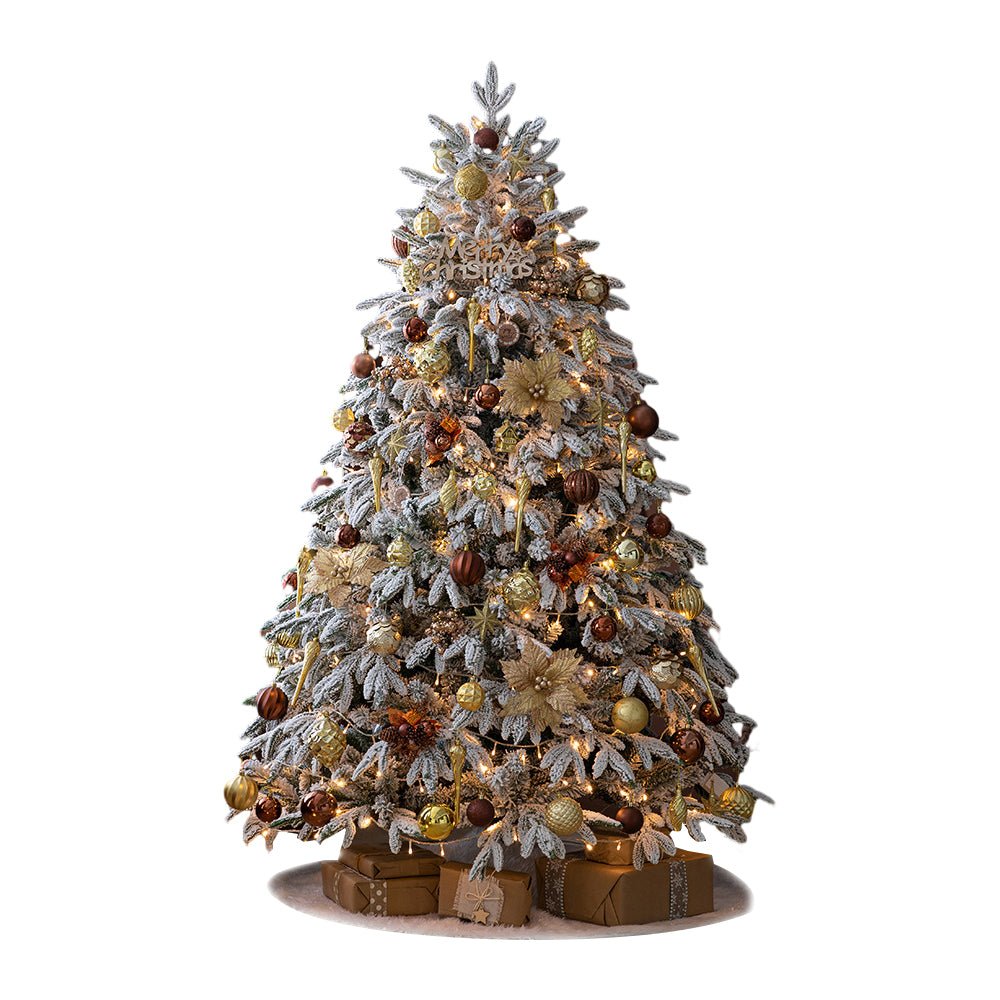 Winter Luminaria Artificial Christmas Tree with Warm String Lights
