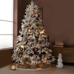 Winter Luminaria Artificial Christmas Tree with Warm String Lights