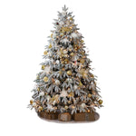 Winter Luminaria Artificial Christmas Tree with Warm String Lights