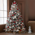 Winter Luminaria Artificial Christmas Tree with Warm String Lights