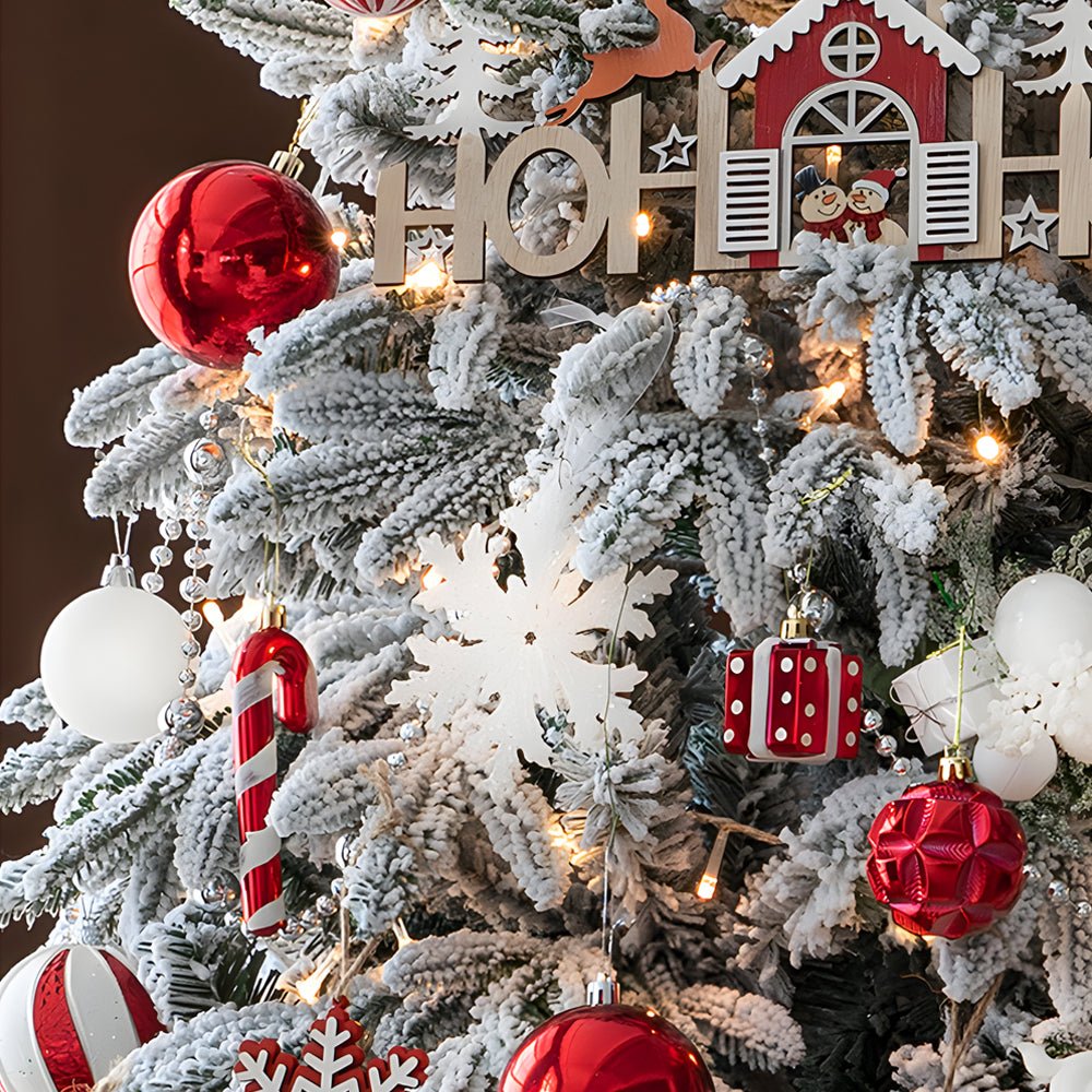 Winter Luminaria Artificial Christmas Tree with Warm String Lights