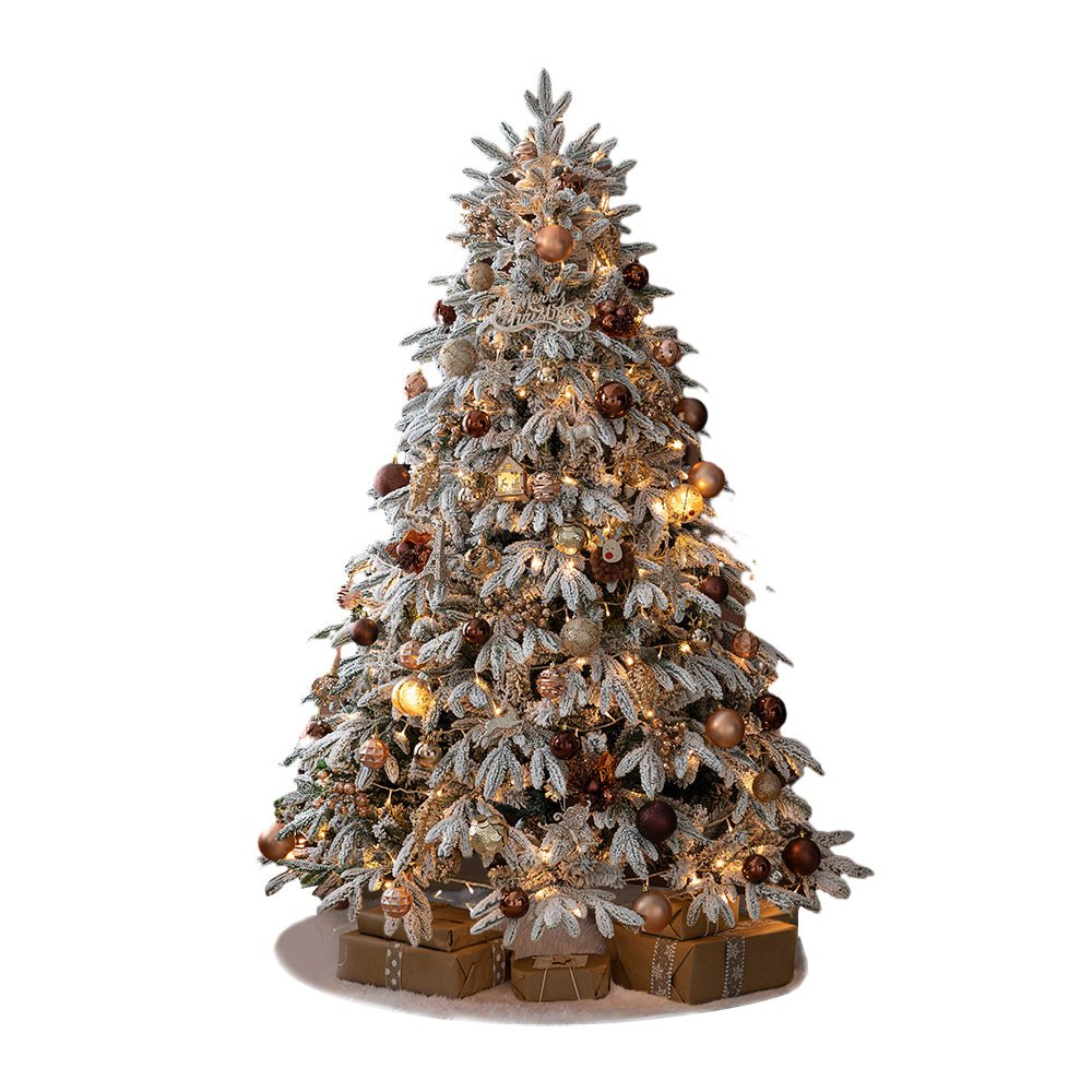 Winter Luminaria Artificial Christmas Tree with Warm String Lights