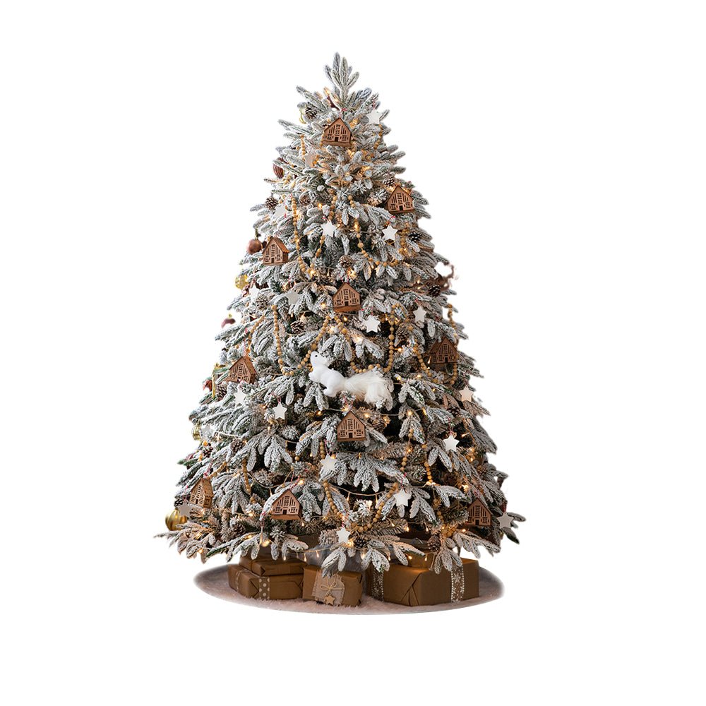 Winter Luminaria Artificial Christmas Tree with Warm String Lights