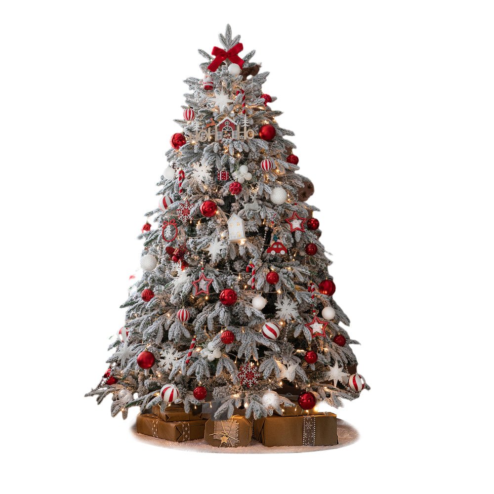 Winter Luminaria Artificial Christmas Tree with Warm String Lights