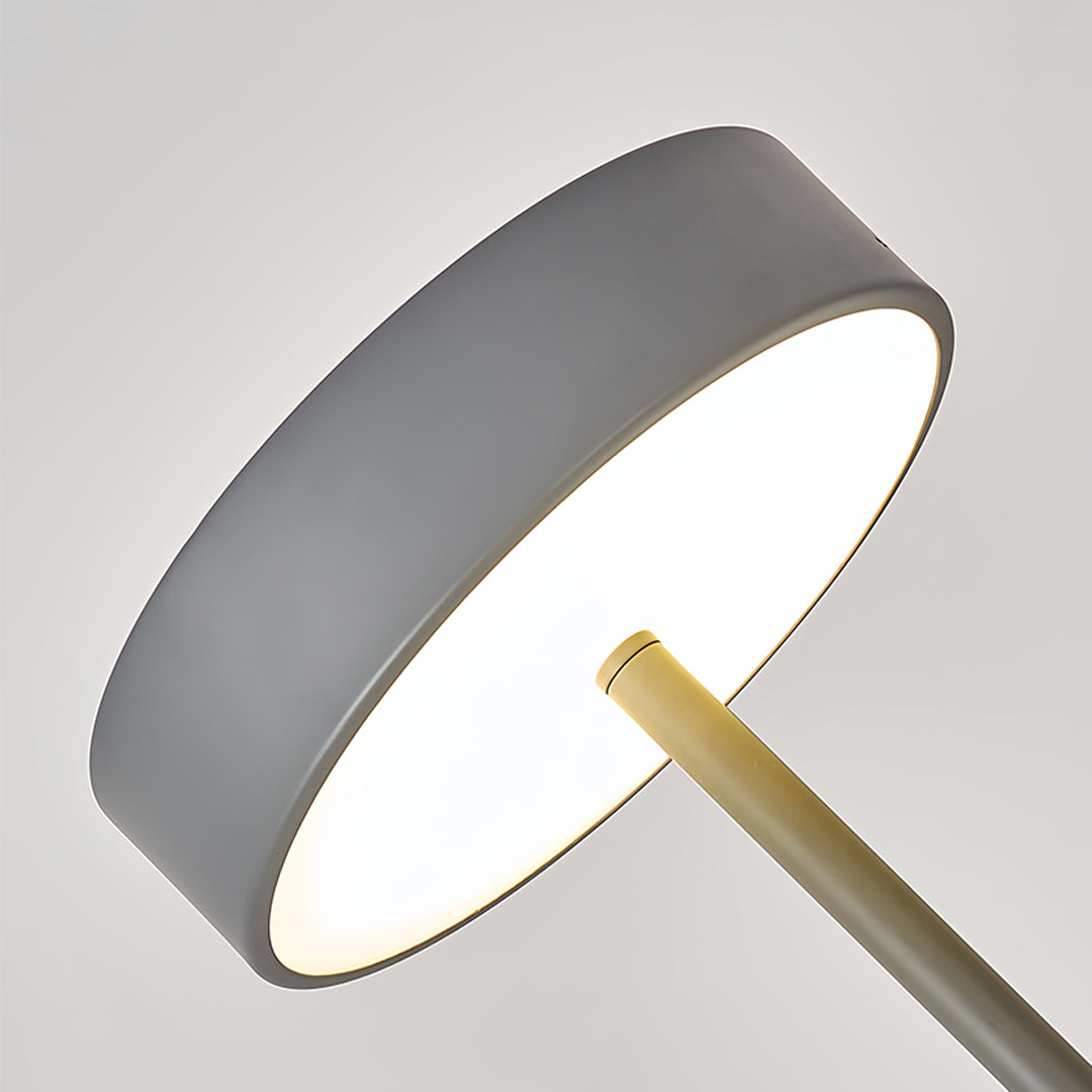Petite Floor Lamp with Dimmable LED Reading Light, Modern Minimalist Pole Lamp