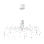Modern Retro Adjustable LED Chandelier with Acrylic Shade