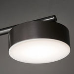 Aurelia Multi-Head Matte Black Copper Semi-Flush Ceiling Light