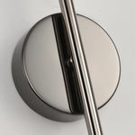 Modern Linear LED Wall Sconce with Pleated Glass Shade