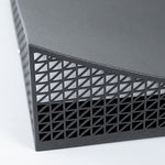 Curved Stainless Steel LED Landscape Light with Grid Design for Modern Outdoor Spaces