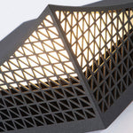 Curved Stainless Steel LED Landscape Light with Grid Design for Modern Outdoor Spaces