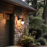 Vintage LED Outdoor Wall Sconce in Coffee Finish
