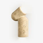 Forma Arc Travertine Wall Sconce – Sculptural LED Wall Light