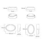 Minimalist Outdoor Wall Sconce in Black – Waterproof LED for Modern Facades