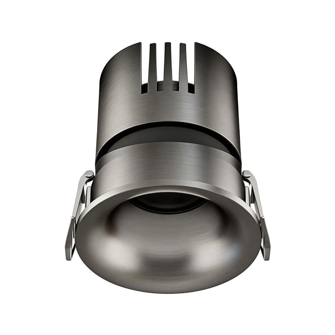Lumina Recessed Spotlight Duo – Frameless Silver, Glare-Free LED & COB